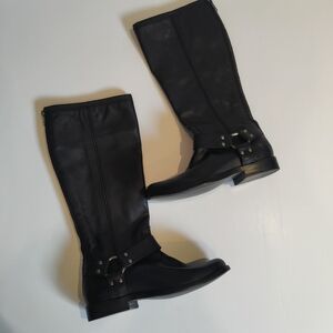 Frye Phillip the Harness Tall Black Boots